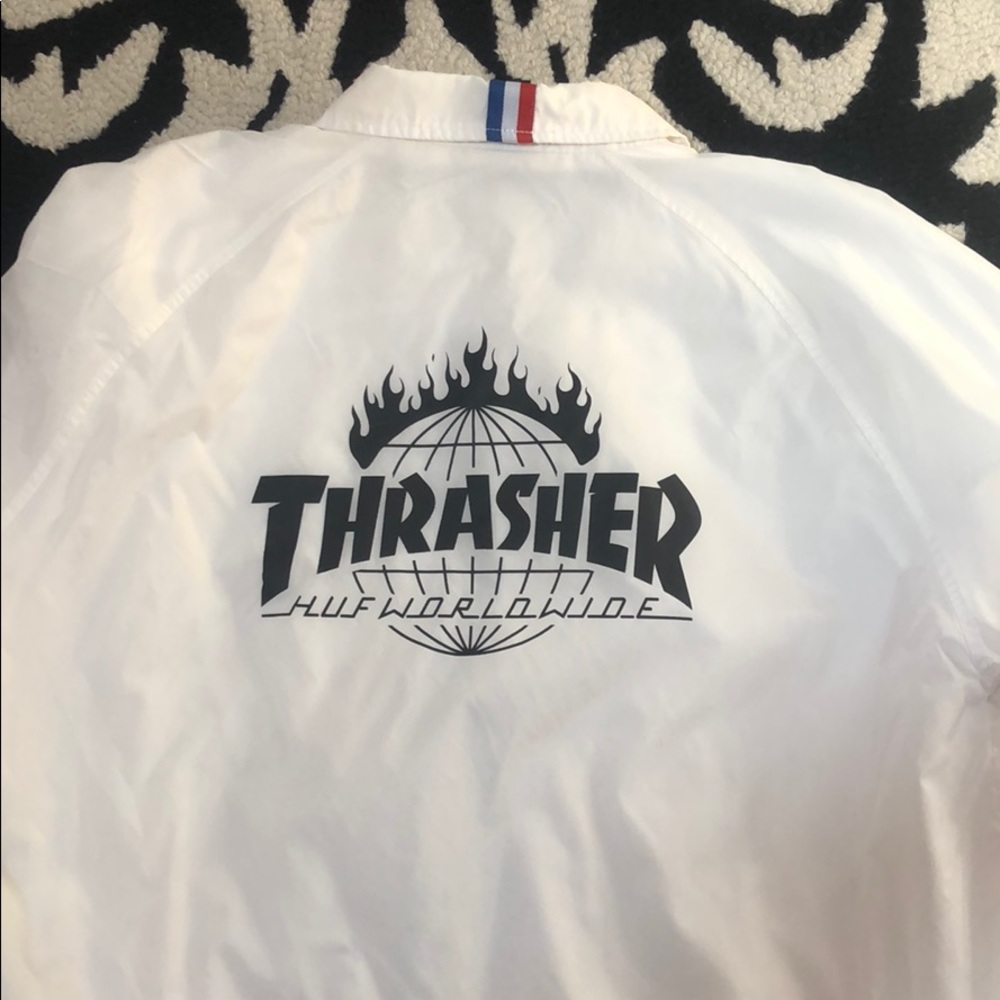 THRASHER X HUF coaches jacket